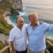 AI-generated photo results with Donald Trump and Putin models at Kelingking Beach, Nusa Penida Bali (Heybali)
