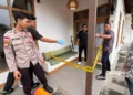 Police have put up police tape in front of the Greenhills Labuan Bajo hotel room where a Canadian citizen was found dead, Friday (February 13, 2026). (Photo: West Manggarai Police)