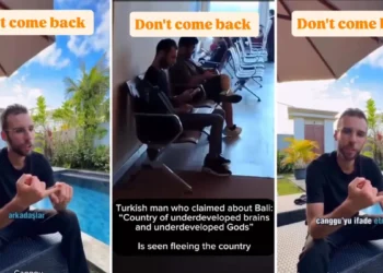 Photo of Turkish Tourist Who Insults Bali and the Beliefs of Balinese People (Ist)