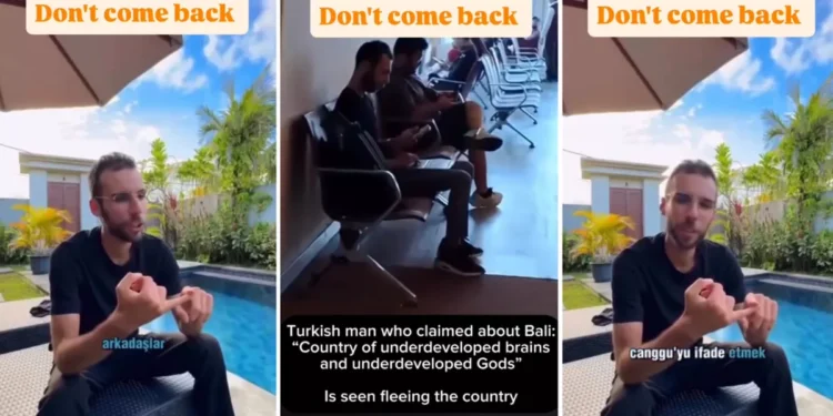 Photo of Turkish Tourist Who Insults Bali and the Beliefs of Balinese People (Ist)
