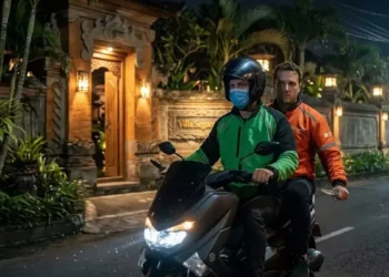 Illustration of the perpetrator of the stabbing of Dutch national Rene Pouw in front of Villa Amira in Banjar Anyar Kelod, Kerobokan, North Kuta, Badung, Bali. (Photo by AI)