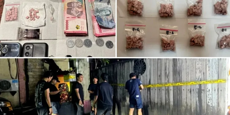After Bali Drug Raid, Only Three Suspects Named—Where Is the Mastermind? 37 Collage Photo of Evidence and the Raid on New Star Bali Nightclub