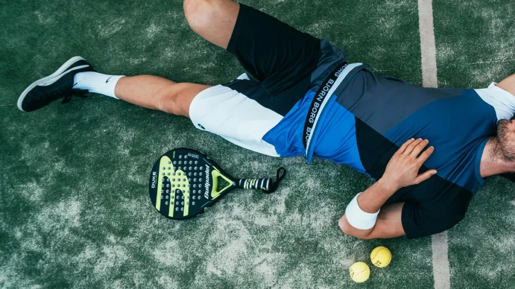 When Passion Becomes Pain: The Risks of Overtraining in Bali’s Booming Sports Scene 39 Illustration photo of a man who looks tired and falls asleep from exhaustion due to playing padel too hard (IST)