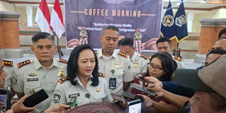 Felucia Sengky Ratna, head of Bali’s regional office of the Directorate General of Immigration (Hey Bali)