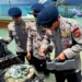 Police secured a foreign object resembling a torpedo in the waters off Gili Trawangan, North Lombok, West Nusa Tenggara (NTB), on Monday (April 6, 2026). (Photo: NTB Regional Police Doc.)