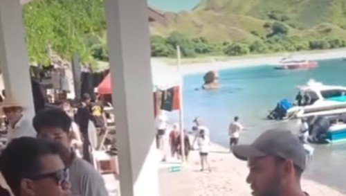 Komodo Isn’t Overcrowded. It’s Just Poorly Managed. 38 Photo: Several foreign tourists protest against being banned from trekking on Padar Island. (Instagram screenshot)