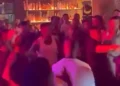 A heated argument erupted inside a bar in North Kuta, Badung, after guests got into a fistfight.