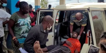 Photo: A man is carried out of an ambulance upon arrival at Bunia General Referral Hospital after the confirmation of an Ebola outbreak involving the Bundibugyo strain in Bunia, Ituri province, Democratic Republic of the Congo, May 16, 2026. (REUTERS/Victoire Mukenge)