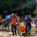 A joint search and rescue team recovered the bodies of two foreign tourists who fell from the Cunca Wulang Waterfall suspension bridge in West Manggarai, East Nusa Tenggara, Sunday (May 24, 2026). (Photo: Maumere Basarnas Doc.)