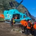 Photo: The Mataram Search and Rescue (SAR) team evacuated a Malaysian tourist who fell on Mount Rinjani onto a helicopter and then flown him to Bali, Tuesday morning (May 26, 2026). (Doc. Mataram SAR)