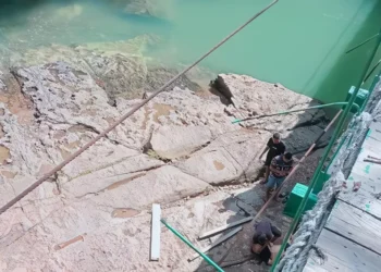 Two Austrian Tourists Die After Falling Through Suspension Bridge at Labuan Bajo Waterfall 42 Photo: The location where Austrian tourists fell from the Cunca Wulang Waterfall suspension bridge, West Manggarai, Sunday (May 24, 2026).