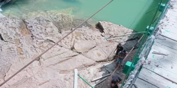 Two Austrian Tourists Die After Falling Through Suspension Bridge at Labuan Bajo Waterfall 3 Photo: The location where Austrian tourists fell from the Cunca Wulang Waterfall suspension bridge, West Manggarai, Sunday (May 24, 2026).