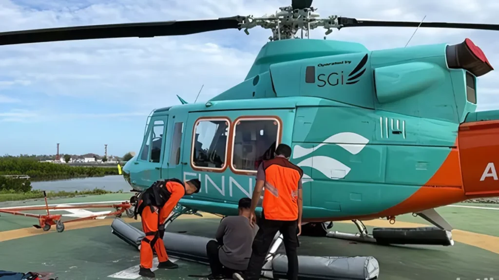 Malaysian Tourist Injured in Rinjani Fall, Rescue Helicopter Grounded by Bad Weather 1 Preparations for the evacuation of a Malaysian tourist who fell on Mount Rinjani, Lombok, West Nusa Tenggara, Monday (May 25, 2026). (Photo: Sembalun Police Station)