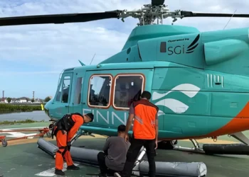 Malaysian Tourist Injured in Rinjani Fall, Rescue Helicopter Grounded by Bad Weather 39 Preparations for the evacuation of a Malaysian tourist who fell on Mount Rinjani, Lombok, West Nusa Tenggara, Monday (May 25, 2026). (Photo: Sembalun Police Station)