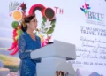Bali’s $420 Million Question: What Happens After The Headlines? 48 Minister of Tourism Widiyanti Putri Wardhana in her remarks at the opening of the Bali & Beyond Travel Fair (BBTF) 2026 at Heritage Beach Garden, The Westin Resort Nusa Dua, Bali, (28/5/2026). (HO-Ministry of Tourism)