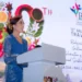 Minister of Tourism Widiyanti Putri Wardhana in her remarks at the opening of the Bali & Beyond Travel Fair (BBTF) 2026 at Heritage Beach Garden, The Westin Resort Nusa Dua, Bali, (28/5/2026). (HO-Ministry of Tourism)