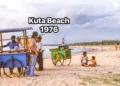 Photo of Kuta Beach in 1976