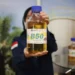 Illustration photo of a woman showing 50 percent Biodiesel or B50 (Document: ESDM)