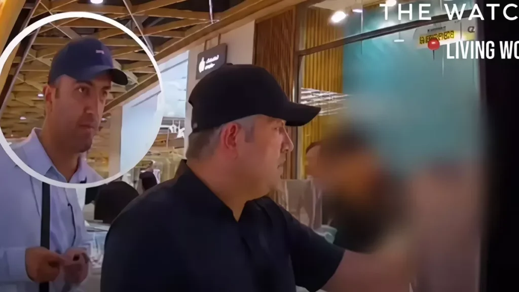 CCTV Screenshot of the alleged perpetrator of the watch theft at Living World Bali