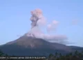 Mount Lewotobi Laki-laki in East Flores Regency, East Nusa Tenggara, erupted at 6:22 PM WITA on Friday (June 19, 2026). (Photo: PVMBG)