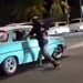 Photo: A car traveling against the flow of traffic at the Sanur McD intersection, Denpasar, Saturday (May 30, 2026). (Screenshot of a viral video)