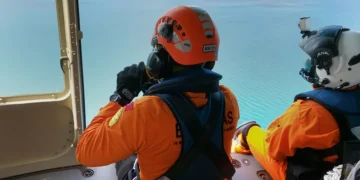 Photo: The search and rescue team halted the search for two children who were swept away by the current while playing soccer on Kuta Beach, Badung, Saturday (June 13, 2026). (Fabiola Dianira)
