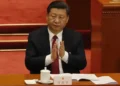 Presiden China Xi Jinping. (AP Photo/Aijaz Rahi)