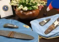 Indonesian artifact returned to Prabowo by the FBI Director. Photo: Presidential Secretariat Press Bureau.