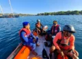 Search operation for a yacht crew member who went missing in the waters off Pasir Putih Beach, Banyu Wedang, Pejarakan Village, Gerokgak District, Buleleng Regency, Bali, on Thursday (July 2, 2026). (Basarnas Bali.)