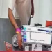 A video screenshot showing the alleged theft of tip money by a foreign national at a clothing store on Jalan Raya Pantai Brawa, Tibubeneng Village, North Kuta District, Badung Regency, Bali, on Thursday (July 9, 2026). (Instagram @polsekkutautara)