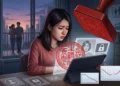 An illustration of an AI or online boyfriend; this service is banned in China starting July 2026. (Illustration created using AI.)