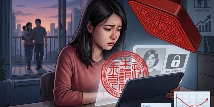 An illustration of an AI or online boyfriend; this service is banned in China starting July 2026. (Illustration created using AI.)