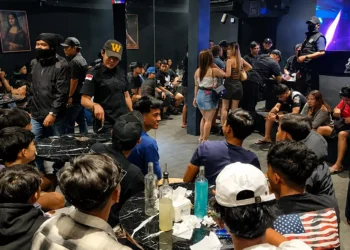 Operation Bersinar conducted by the Bali Provincial National Narcotics Agency (BNNP Bali) in Badung and Denpasar, Sunday (July 26, 2026). (Photo: BNNP Bali)
