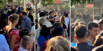 Screenshot of the visa renewal queue at Bali Immigration (Hai Bali News)