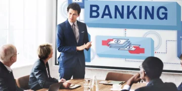 Inggris Foto Ilustrasi Bank Illustrative photo of a bank (Freepik)