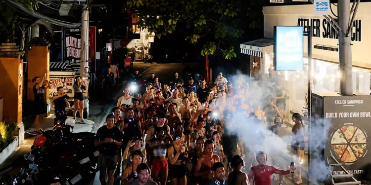 Entourage Bali Running Club Faces Discrimination Backlash Over Indonesian Members 37 Photo: The Bali Silent Disco running event, which was allegedly discriminatory against locals. (Instagram entourage.bali)