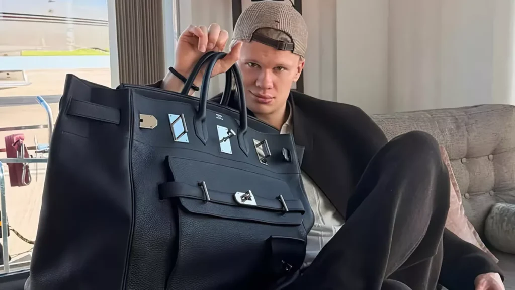 Erling Haaland's Hermès Birkin Collection Is Worth More Than $900,000, and Fans Can't Stop Talking About It 2 Erling Haaland's collection of Hermès Birkin bags includes the Hermès Togo Leather Birkin 50. Photo: Instagram/@erling