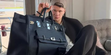 Erling Haaland's collection of Hermès Birkin bags includes the Hermès Togo Leather Birkin 50. Photo: Instagram/@erling