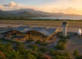 Illustration of the planned North Bali airport. (Created with AI)