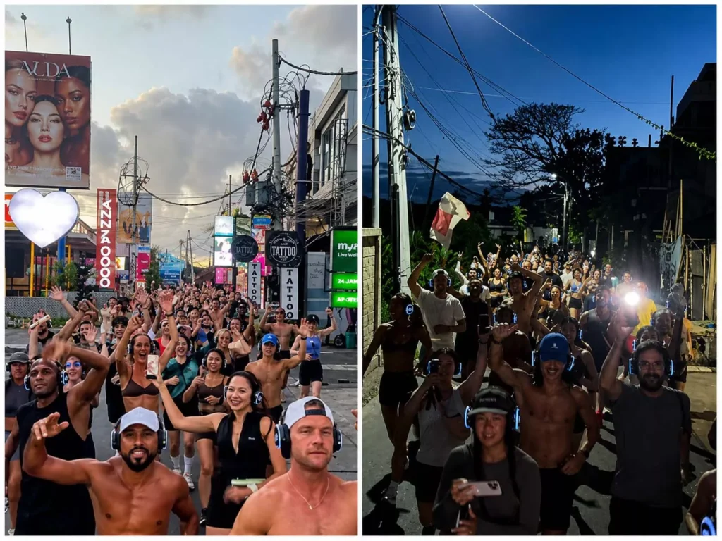 Dutch Organizers of Controversial Bali Running Event Leave Indonesia as Immigration Tightens Investigation 38 Photo: A running community for expatriates in Canggu, Bali, that has gone viral. (Screenshot from Instagram @entourage.bali)