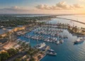 Illustration of the planned Benoa Marina development (AI-generated image)