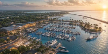 Bali's Benoa Port to Become Superyacht Marina Capable of Berthing 188 Vessels, Fishing Boats to Be Relocated 1 Illustration of the planned Benoa Marina development (AI-generated image)