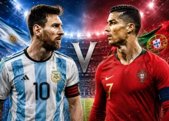 Photo: Cristiano Ronaldo and Lionel Messi.