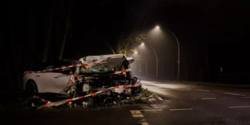 Turkish National Arrested After Hit-and-Run Rampage Injures Four in Badung, Bali 9 Photo for illustration purposes only: Car involved in an accident.