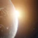 Illustrative photo of Earth orbiting the Sun.