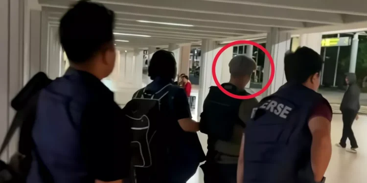 Forensics Now Central to Canggu Bar Shooting Case as Police Question Three Witnesses 37 Police escorted the perpetrator of the Canggu shooting from the Domestic Terminal of I Gusti Ngurah Rai Airport, Badung, Bali, to the Badung District Police headquarters early Sunday morning. Photo: Badung District Police.