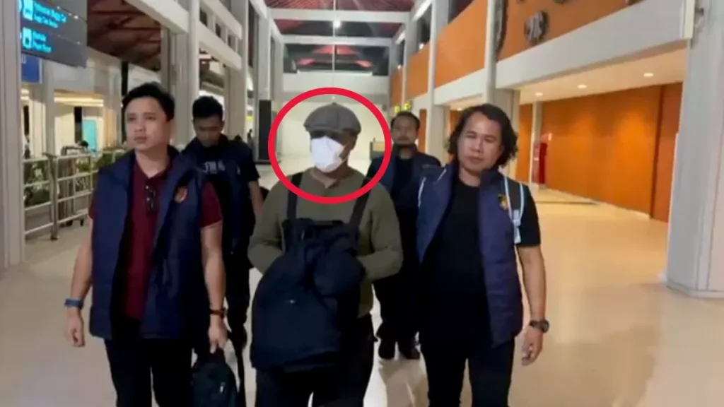 Forensics Now Central to Canggu Bar Shooting Case as Police Question Three Witnesses 38 Police escorted the perpetrator of the Canggu shooting from the Domestic Terminal of I Gusti Ngurah Rai Airport, Badung, Bali, to the Badung District Police headquarters early Sunday morning. Photo: Badung District Police.