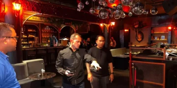 Bali Police Believe Canggu Bar Shooting Suspect Has Fled to Jakarta as Manhunt Intensifies 3 Police conducting an investigation at The Shady Pig bar in Canggu, Badung, Bali, on Friday (July 17, 2026). (Photo: Badung Police)