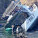Photo: The speedboat *Hook Up* struck a reef in the waters off Bidadari Island, Labuan Bajo, West Manggarai, East Nusa Tenggara (NTT), on Saturday (July 11, 2026). (Courtesy)