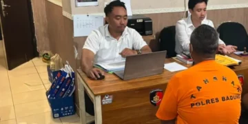 Bali Bar Shooting Suspect Legally Owned His Handgun, But Police Say Critical Part Didn't Match Permit 6 A photo of the Canggu shooting suspect, who is now officially in custody at the Badung District Police.